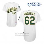Camiseta Beisbol Hombre Oakland Athletics Sean Doolittle 62 Blanco Primera Cool Base