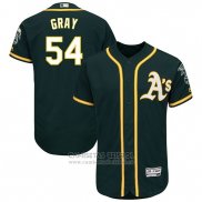 Camiseta Beisbol Hombre Oakland Athletics Sonny Gray Verde Autentico Collection Jugador