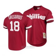 Camiseta Beisbol Hombre Philadelphia Phillies Didi Gregorius Cooperstown Collection Rojo