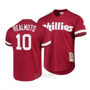 Camiseta Beisbol Hombre Philadelphia Phillies J.t. Realmuto 2019 Players Weekend Autentico Negro