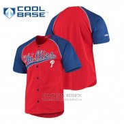 Camiseta Beisbol Hombre Philadelphia Phillies Personalizada Stitches Rojo Azul