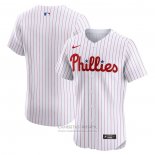 Camiseta Beisbol Hombre Philadelphia Phillies Primera Elite Blanco