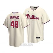 Camiseta Beisbol Hombre Philadelphia Phillies Spencer Howard Replica Alterno 2020 Crema