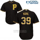 Camiseta Beisbol Hombre Pittsburgh Pirates Chad Kuhl Negro Cool Base