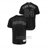 Camiseta Beisbol Hombre Pittsburgh Pirates Chris Archer 2019 Players Weekend Autentico Negro