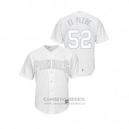 Camiseta Beisbol Hombre San Diego Padres Andres Munoz 2019 Players Weekend Replica Blanco