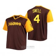 Camiseta Beisbol Hombre San Diego Padres Blake Snell Replica Cooperstown Marron