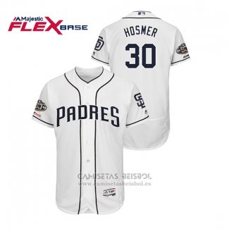 Camiseta Beisbol Hombre San Diego Padres Eric Hosmer 150th Aniversario Patch Flex Base Blanco