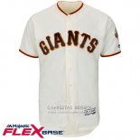 Camiseta Beisbol Hombre San Francisco Giants Blank Crema Flex Base Autentico Collection