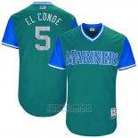 Camiseta Beisbol Hombre Seattle Mariners 2017 Little League World Series Guillermo Herojoia Verde