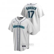 Camiseta Beisbol Hombre Seattle Mariners Mitch Haniger Replica Primera Blanco