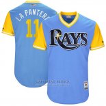 Camiseta Beisbol Hombre Tampa Bay Rays 2017 Little League World Series Adeiny Hechavarria Azul