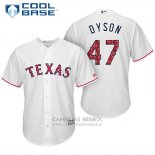 Camiseta Beisbol Hombre Texas Rangers 2017 Estrellas y Rayas Sam Dyson Blanco Cool Base