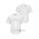 Camiseta Beisbol Hombre Texas Rangers Delino Deshields 2019 Players Weekend Replica Blanco