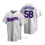 Camiseta Beisbol Hombre Texas Rangers Drew Anderson Cooperstown Collection Primera Blanco