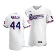 Camiseta Beisbol Hombre Texas Rangers Joey Gallo Primera Run Derby 2021 All Star Blanco