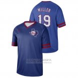 Camiseta Beisbol Hombre Texas Rangers Shelby Miller Cooperstown Collection Legend Azul