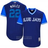 Camiseta Beisbol Hombre Toronto Blue Jays 2017 Little League World Series Luke Maile Azul