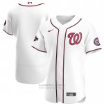 Camiseta Beisbol Hombre Washington Nationals 2019 World Series Champions Primera Autentico Blanco