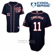 Camiseta Beisbol Hombre Washington Nationals Ryan Zimmerman 11 Azul Alterno Cool Base