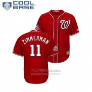 Camiseta Beisbol Hombre Washington Nationals Ryan Zimmerman 2018 All Star Cool Base Scarlet