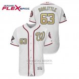 Camiseta Beisbol Hombre Washington Nationals Sean Doolittle 2019 Gold Program Flex Base Blanco