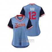 Camiseta Beisbol Mujer Minnesota Twins Jake Odorizzi 2018 LLWS Players Weekend Odo Azul