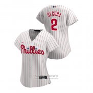 Camiseta Beisbol Mujer Philadelphia Phillies Jean Segura 2020 Replica Primera Blanco