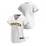 Camiseta Beisbol Mujer Pittsburgh Pirates Replica 2020 Primera Blanco