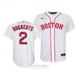 Camiseta Beisbol Nino Boston Red Sox Xander Bogaerts Replica 2021 Blanco