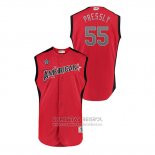 Camiseta Beisbol Nino Houston Astros 2019 All Star Player American League Ryan Pressly Rojo