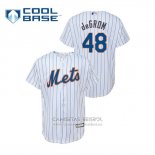 Camiseta Beisbol Nino New York Mets Jacob Degrom Cool Base Primera Blanco