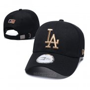 Gorra Los Angeles Dodgers Oro Negro