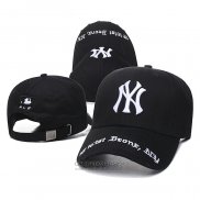 Gorra New York Yankees Blanco Negro3