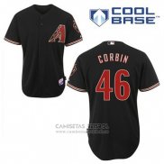 Camiseta Beisbol Hombre Arizona Diamondbacks 46 Patrick Corbin Negro Alterno Cool Base