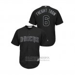 Camiseta Beisbol Hombre Arizona Diamondbacks David Peralta 2019 Players Weekend Freight Train Replica Negro