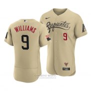 Camiseta Beisbol Hombre Arizona Diamondbacks Matt Williams 2021 City Connect Autentico Oro