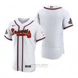 Camiseta Beisbol Hombre Atlanta Braves 2022 Gold Program Autentico Blanco