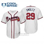 Camiseta Beisbol Hombre Atlanta Braves John Smoltz Cool Base Primera 2019 Blanco