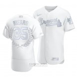Camiseta Beisbol Hombre Atlanta Braves Phil Niekro Awards Collection Retirement Blanco