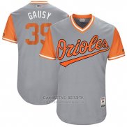 Camiseta Beisbol Hombre Baltimore Orioles 2017 Little League World Series 39 Kevin Gausman Gris