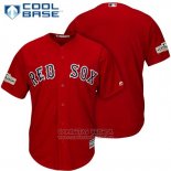Camiseta Beisbol Hombre Boston Red Sox 2017 Postemporada Rojo Cool Base