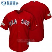 Camiseta Beisbol Hombre Boston Red Sox 2017 Postemporada Rojo Cool Base