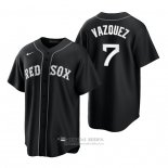Camiseta Beisbol Hombre Boston Red Sox Christian Vazquez Replica 2021 Negro