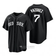 Camiseta Beisbol Hombre Boston Red Sox Christian Vazquez Replica 2021 Negro