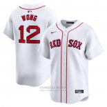 Camiseta Beisbol Hombre Boston Red Sox Connor Wong Primera Limited Blanco