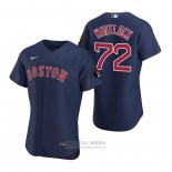 Camiseta Beisbol Hombre Boston Red Sox Garrett Whitlock Autentico Azul