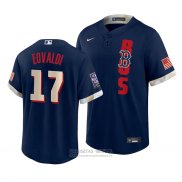 Camiseta Beisbol Hombre Boston Red Sox Nathan Eovaldi 2021 All Star Replica Azul