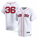 Camiseta Beisbol Hombre Boston Red Sox Triston Casas Primera Limited Blanco