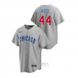 Camiseta Beisbol Hombre Chicago Cubs Anthony Rizzo Replica Road Gris